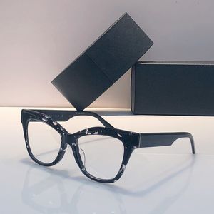 Män lyxig optisk designer solglasögon spr23x-f utomhus mode kvinnor vintage ramlösa kattögon små kantlösa glasögon anti-reflekterande optiska galer