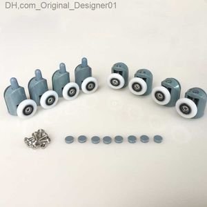 8PCS Single Shower Door Roller Pulley Replacement Top/Bottom Shower Wheel 25mm Hardware Tool Z230814