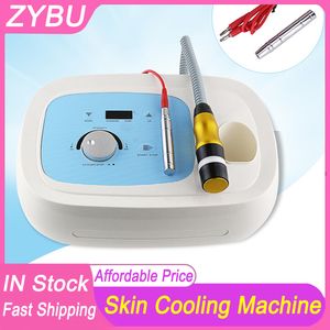 New Sliming Skin Cooling Portable Cold Hot EMS Skin Tightening Anti Puffiness Anti Aging Facial Electroporation Cryo Meso Therapy Machine