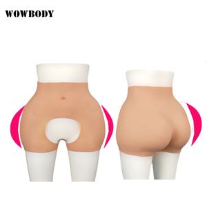 Breast Form Silicone Hips And Butt Pads Enhancer Fake Pussy Underpants Lift Up Buttocks Plump Crotch False Bum Shaping Underwear 230811