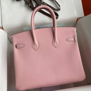 Borsa tote firmata la borsa tote borse firmate a tracolla borse di lusso Vera pelle Pianura Nastri di grande capacità Con scatola Borsa a tracolla moda Borsa rosa Cachi