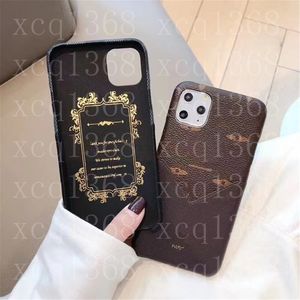 Luxus-Leder-Designer-Handyhüllen für iPhone 18 17 16 15 14 plus 13 12 11 Pro XR XS MAX 14Pro 13Pro 12Pro L Letter Mobile Back Cover mit Kartenfach iPhone-Hülle Einzelhandel