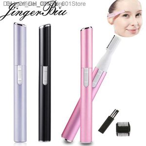 Electric eyebrow trimmer Facial eyebrow hair remover Mini facial shaver Instant painless portable hair remover Z230814