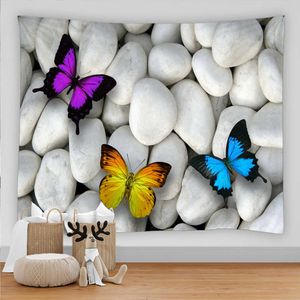 Tapestries Butterfly Pattern Tapestry Room Aesthetic Art Wall Hanging Home Living Room Bedroom Tapestry Can Be Customized