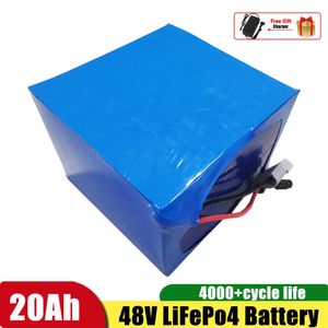 Great Power LifePo4 Pakiet akumulatorowy 48 V 20AH BMS 50A 1000W 48V Elektryczny rower rowerowy 1500 W Marka silnika 3,2 V LifePo4 20ah + ładowarka