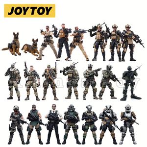 Military Figures ExclusiveJOYTOY 1/18 3.75 Action Figures Military Armed Force Series Anime Model For Gift 230811