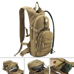 Panniers Bags Lightweight Tactical Backpack Water Bag Camel Survival Hiking Hydration Military Cycling 3L Bottle 230811