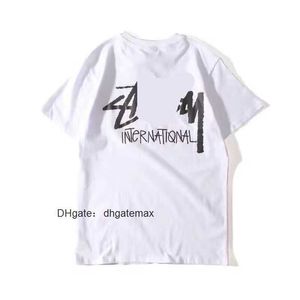 Sy Men T Shirt Designer T Shirts Women Clothing Graphic Tees Pattern TEE KLÄNNINGAR HIGH STREET COMON Hip Hop Simple Letters Retro Print Loose Dice 8011