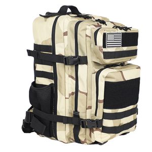 Sagnelli da esterno 45L Backpack tattico militare Tattico Stuffa da palestra per escursioni da ginnastica da ginnastica da viaggio per viaggi di viaggio per viaggi 3d MOLLE MOLLE KASPACK 230811