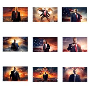 9 Styles 3*5 ft Trump Portrait National Flag 2024 U.S. Val Kampanj Valflaggor i0811