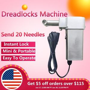 Connectors Mini Handheld Portable Deadlocs Crochet Braiding Making Machine for Quick Easy DIY Dreadlocks Braiding Hair Extensions 230810