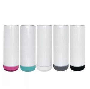 Sublimation Sublimation Sublimation Tumblers ricaricabile Wireless Bluetooth Bluetooth Bluetooth Blu Bluetooth Tumbler impermeabile in acciaio inossidabile TACCO ISOLATO FY5254 0811