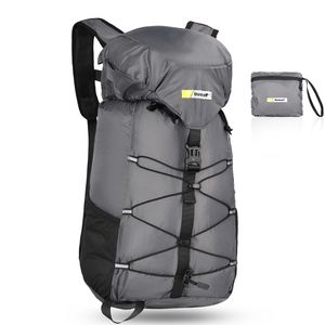 Сумки для корзины Rhinowalk Back Bag Outdoor рюкзак 20L Портативный кемпинг альпининг Ультра -легкий альпинизм, пешеходные велосипеды 230811