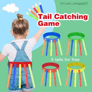 Pull Toys 2 children's toys tail grabbing props kindergarten collective fun tail pulling toys outdoor games for parents and children educational toys Z230814
