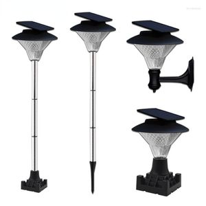 Solar Light Contemporary Lawn Lamp 60 LEDS Waterproof IP65 Outdoor Decorative For Courtyard Park Garden