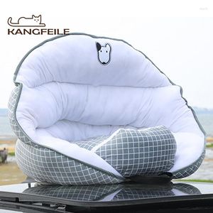 Dog Car Seat Covers KANGFEILE Accessories Carrier Bed For Cat Dogs Travel Beds Pet Carrying Safety House Teddy