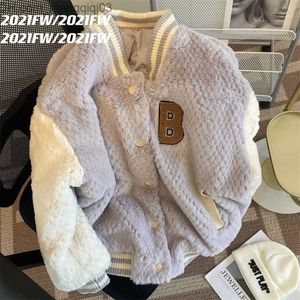 Herrenpullover Frauen gestrickt Sweater Jacke Neu 2023 Baseballbekleidung Kaschmir Mantel Frauen Winter Lose Kaschmirjacke Top Z230811