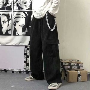Мужские джинсы Новый уличный стиль мужской мульти карманные грузы Hougong Pants Hip Hop Casual мужские брюки для брюк моды Harajuku Мужские штаны Z230816