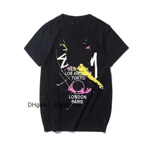 Sy Men T Shirt Designer T Shirts Women Clothing Graphic Tees Pattern TEE KLÄNNINGAR HIGH STREET COMTHET HIP HOP Simple Letters Retro Print Loose Dice J0N9