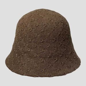 Шляпа шляпы с широкими кражами ковша осени зимой теплый шерстяной лостовый шляп для женщин 2023 Мод