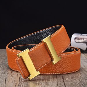 vintage 11 Luxurys designer belt for woman man Gift fashion white belts Gold silver top quality Mens Genuine Leather letters Casual Belt buckle Width 3.8cm With box