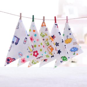 Baby Dribs Waterproof Trójkąt bawełna kreskówka dziecko bandana bandana śliniak babador dryblowanie śliniaków