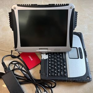 strumento di riparazione automatica alldata all data 10.53 2in1 con hdd da 1 TB installato nel computer portatile Toughbook CF19 touch screen