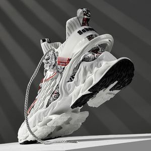 fashion designer shoes china-chic mens shoes 2023 new summer breathable flying weaving sneakers youth putian blade running large fashion shoes