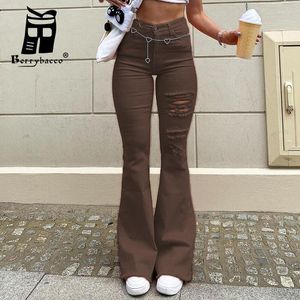 Kvinnors jeans denim byxor damkläder 2023 YK2 mode harajuku kvinna byxor grundläggande gata bär streetwear y2k urban