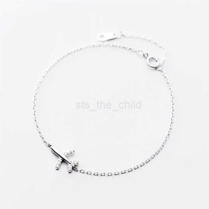 Belts Sole Memory Sweet Cute Mini Plane Literary Silver Color Female Resizable Bracelets SBR210