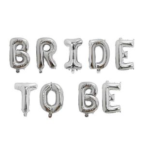 Decoration Rose Gold Bride To Letter Foil Balloon Wedding Bridal Shower Engagement Decorations Bachelorette Supplies