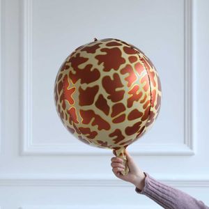 Dekoration 116 Stück Dschungel-Geburtstags-Giraffen-bedruckte Ballon-Girlande Wilde Babyparty-Dekorationen Baby-Rosa-Grün-Ballon