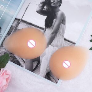 Breast Form Fake Boobs Nude Soft Silicone Waterdrop Shaped Mastectomy Prosthesis Pad Adhesive Adult Toys 230811