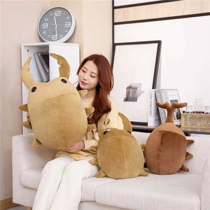 Stuffed Plush Animals 1pc 50/60CM Creative Simulation Insect Plush Toys Stuffed Cartoon Dolls Beetle Kids Boys Birthday Gifts