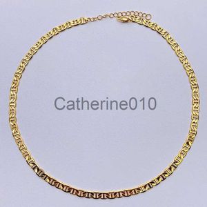 Pendant Necklaces Niche design day chain collarbone necklace 2023 new women's fashion personality brass electroplating 18K gold J230811