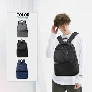 Backpack per computer di moda maschile per il tempo libero per il tempo libero per il tempo libero impermeabile depositabile borsa da uomo 0818