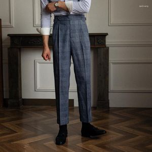 Men's Suits High Quality Trousers Pant For Man Office Trouser Men Business Casual British Social Club Outfits Pantalones Hombre