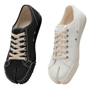 maison casual piatto best qualità scarpa bassa sneaker tabi sneakers womans tela tela run basket basketball black black bianco da viaggio di lusso addestratore escursionista o