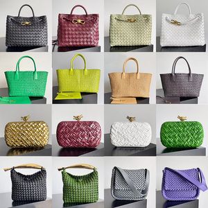 Andiamo Tragetaschen Top-Qualität Designer Bottegav Leder Weben Handtasche Unterarmtasche Schultertasche Abdeckung Weiches Schaffell Arbeit Umhängetasche Fesigner Handtaschen Tote