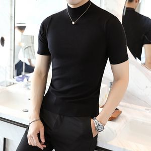 Men's Sweaters Plus Size 5XLM Autumn Winter Short Sleeve Casual For Men Clothing 2023 Slim Fit Knitted Pullovers Pull Homme Sale 230810