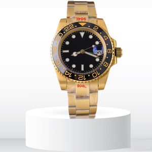 zegarki wysokiej jakości trend mody okrągły pierścień z rozszycie 41 mm Automatyczne manipulatory Sapphire Glass Sports Designer Watches 904L Waterproof ze stali nierdzewnej