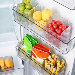 収納ボトル冷蔵庫オーガナイザーサイドドアクリアボックスパントリー組織のキッチン用食品新鮮な冷蔵庫