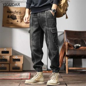 Mäns jeans 2022 Spring/Summer New Men's Casual Edition Elastic Jeans Men's Pants Ultra Thin Fit High Quality Men's Pants Z230814