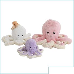 FILME TV PLUSH Toy 18cm 45cm Adorável Simação Pingente de Octopus recheado de animais macia decoração de bonecas fofas de bonecas de Natal Drop de dh7ur