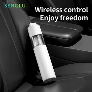 Vacuums Senglu Wireless Car Vacuum Cleiner Portable Dust MITE Mocne ręczne auto do czyszczenia motywów domowych 230810