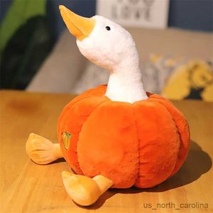 Stuffed Plush Animals Creative Funny Pumpkin Duck Stuffed Soft Plush Toys for Birthday and Holiday Gifts for Male and Female R230811