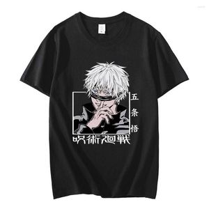 メンズTシャツアニメSatoru gojo jujutsu kaisen tシャツ夏カジュアルカジュアル特大シャツシャツ柔らかい居心地