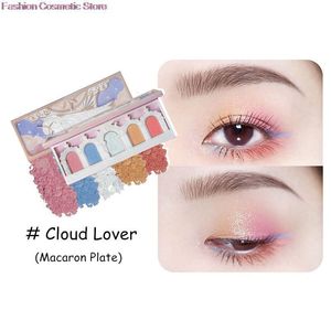 Eye Shadow Flower Knows Unicorn Eyeshadow 5 Colors Eye Shadow Palette Matte Shimmer Glitter Women Beauty Professional Eyeshadow Makeup 230810