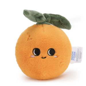 Animais de pelúcia recheados 3.54 polegadas brinquedo de pelúcia adorável brinquedo laranja aprendizagem natural brinquedo de pelúcia para presentes dos bebês