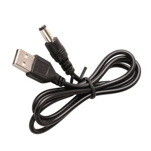 Black USB Port to 2.0*0.6mm 2.5*0.7mm 3.5*1.35mm 5.5*2.1mm 5V DC Barrel Jack Power Cable Cord